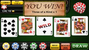 online video poker wild